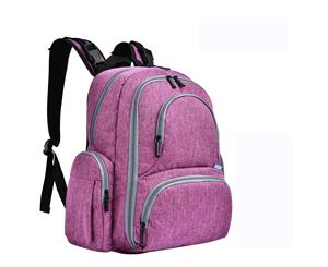 CoolBELL Womens Baby Diaper Bag Backpack-Purple