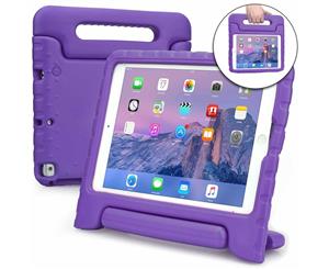 Cooper Dynamo [Rugged Kids Case] Protective Case for iPad 5th iPad 6th Generation iPad Air 2 Air 1 | Child Proof Cover with Stand Handle (Purple)