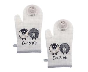 Country Club Ewe and Me Oven Mitt Set of 2