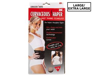 Curvaceous Shaper Women's Size L/XL Waist Training Technology - Beige