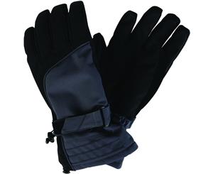 Dare 2b Mens Out Ranked Hardwearing Waterproof Gloves - Ebony/Black