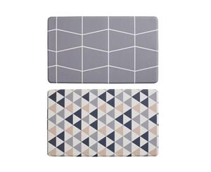 Davis and Waddell Reversible Anti Fatigue Mat - Triangle / Grid