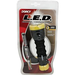 Dorcy LED Rubber Grip Torch 3xAAA