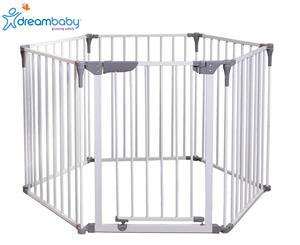 Dreambaby Royale Converta 3-in-1 Play-Pen Gate - White/Grey
