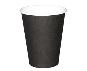 Fiesta Disposable Black Hot Cups 225ml X1000