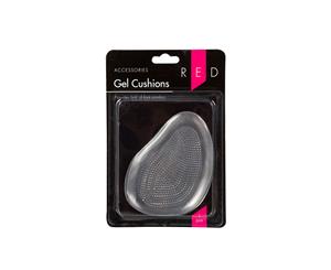 Gel-Cushions Clear Red Foot care gel comfort insert clear - White