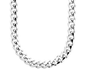 Iced Out Bling MIAMI CUBAN CURB CHAIN - 10mm silver