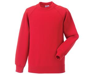 Jerzees Schoolgear Childrens Raglan Sleeve Sweatshirt (Bright Red) - BC587
