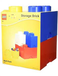 LEGO STORAGE 4 PIECE BRICK MULTI PACK