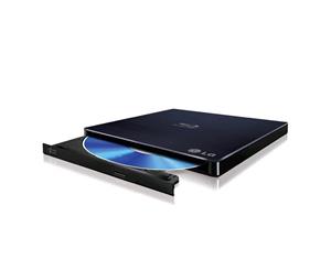 LG BP50NB40 Slim Portable Blu-Ray Writer & DVD Writer  3D BLU-RAY DISC PLAYBACK & M-DISC Support  Black Colour