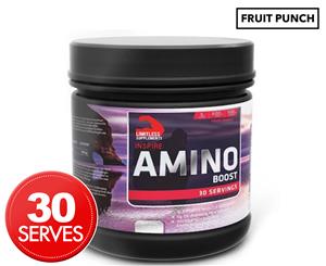 Limitless Inspire Amino Boost Fruit Punch 30 Servings