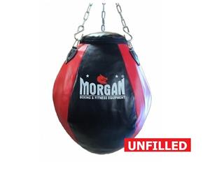 MORGAN Wrecking Ball Punch Bag UNFILLED Red/Black - Red/Black