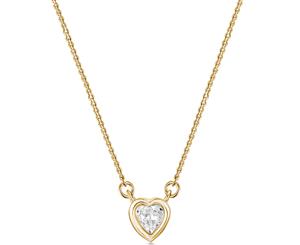 Mestige Amour Necklace w/ Swarovski Crystal - Gold