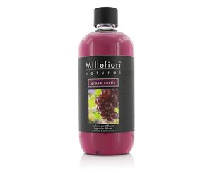 Millefiori Natural Fragrance Diffuser Refill Grape Cassis 500ml/16.9oz
