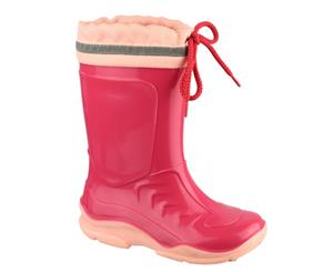 Mirak Splash Childrens Warmlined Boot / Girls Waterproof Boots (Pink) - FS2080