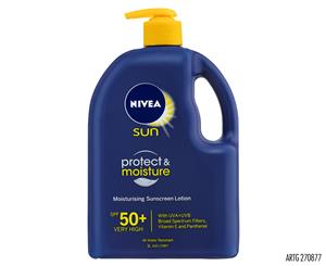 Nivea Sun Protect & Moisture Sunscreen SPF 50+ 1L