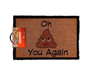 Oh Sh#t You Again Poo Emoji Doormat