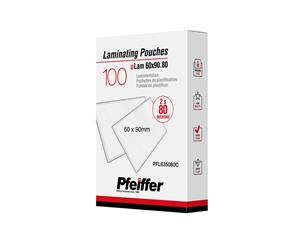 Pfeiffer Laminating Pouches 60 X 90 Mm 80 Mic 100-Pack (C)