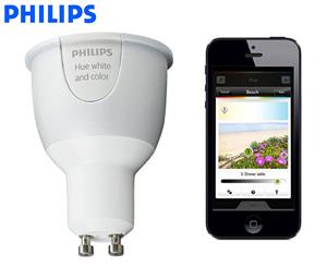 Philips 6.5W Hue White & Colour GU10 Dimmable LED Downlight For APP/Wi-Fi