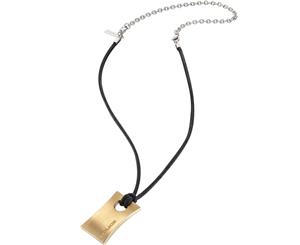 Police mens Gold plated base pendant necklace S14AGN02P
