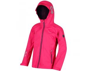 Regatta Childrens/Kids Feargus Waterproof Shell Jacket (Hot Pink) - RG3272