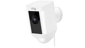 Ring Spotlight Cam Wired Security Camera - White