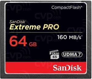 Sandisk Extreme Pro 64GB (SDCFXPS-064G-X46) CompactFlash (CF)