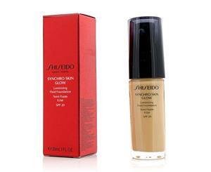 Shiseido Synchro Skin Glow Luminizing Fluid Foundation SPF 20 - # Golden 4 30ml