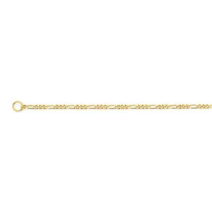 Solid 9ct Gold 50cm Figaro Chain