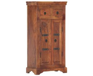 Solid Acacia Wood Sideboard 50x30x100cm Storage Chest Home Organiser