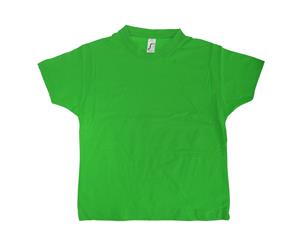 Sols Kids Unisex Imperial Heavy Cotton Short Sleeve T-Shirt (Kelly Green) - PC361