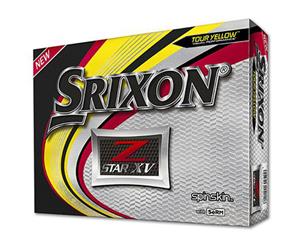 Srixon Z Star XV Yellow Golf Balls 1 Dozen