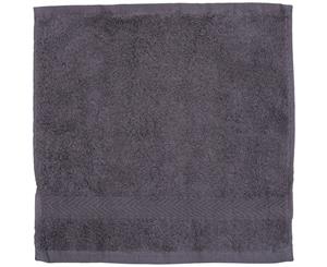 Towel City Luxury Range 550 Gsm - Face Cloth / Towel (30 X 30 Cm) (Steel Grey) - RW1574
