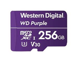 WD Purple 256GB Surveillance MicroSDXC Card For Dash Cams