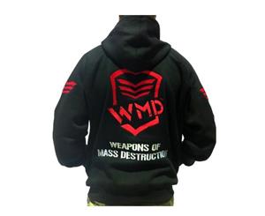 WMD Fight Gear Hoodie Non Zipper| Street Gym Wear Jumper Jacket MMA Clothing UFC - Small