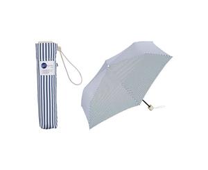 W.P.C Unnurella Folding Umbrella - blue-and-white-stripes