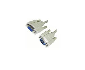 Wicked Wired HD15 15Pin Male VGA To HD15 15Pin Female VGA Cable - 3m