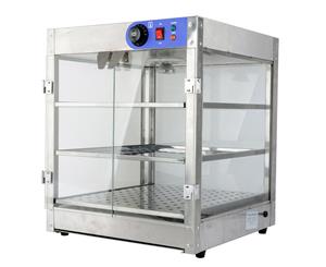3 Tier 24x20x24 inch Commercial Food Pizza Pastry Warmer Countertop Display Case