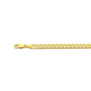 9ct 19cm Solid Curb Bracelet