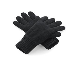 Beechfield Unisex Classic Thinsulate Thermal Winter Gloves (Black) - RW3671