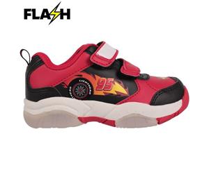 Character Kids Light Up Infants Trainers Sneakers Boys Shoes - Disney Cars