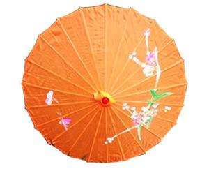 Classic Parasol 80cm Diameter Umbrella- Orange