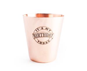Copper Shot Glass Glasses Happy Birthday Bar Drinking Cups Gift Party
