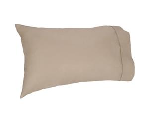 Easy Rest - Soft and Elegant 250TC Pure Cotton Percale Pillow Case (Standard) - Linen