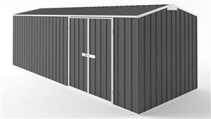 EasyShed D6023 Tall Truss Roof Garden Shed - Slate Grey
