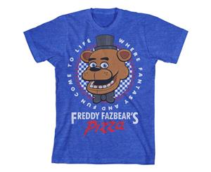 Five Nights at Freddy's &quotPizza" Boy's Blue T-Shirt