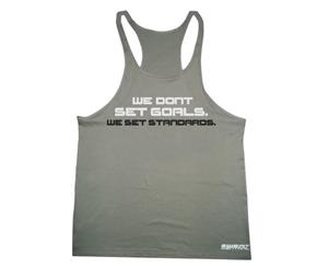Gym Singlet-WE DON'T SET GOALS WE SET STANDARDS