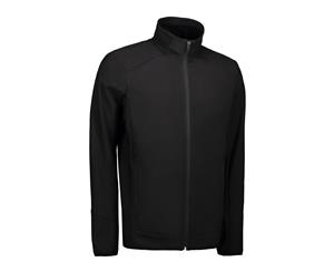 Id Mens Functional Soft Shell Jacket (Black) - ID476