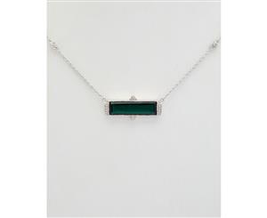Judith Ripka Sanibel Silver 7.45 Ct. Tw. Gemstone Pendant Necklace
