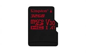 Kingston Canvas React (SDCR/32GB) 32GB microSDHC Class10 UHS-I U3 V30 Card